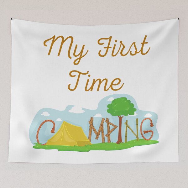 Item preview, My First Time Camping designed and sold by SenGift.