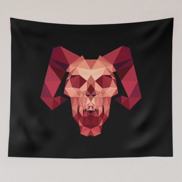 Item preview, Horned Skull designed and sold by M K D.