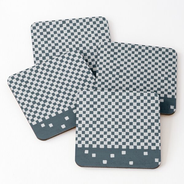 Item preview, Grean and white check pattern  designed and sold by RedwoodShop.
