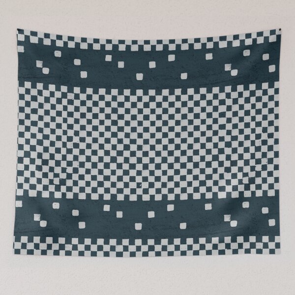 Item preview, Grean and white check pattern  designed and sold by RedwoodShop.