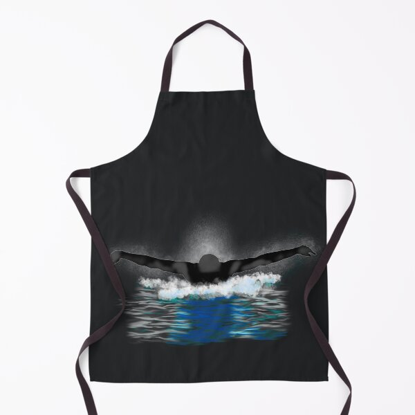 Item preview, Butterfly Swimmer Blue Waves designed and sold by KirstyNadineArt.