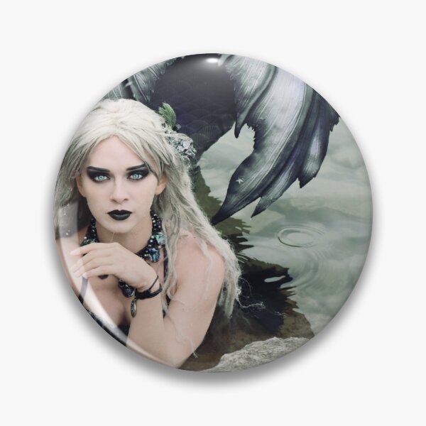 Item preview, SIREN MERMAID IN THE FOG (Goth Mermaid Photo) designed and sold by TheMagicCrafter.