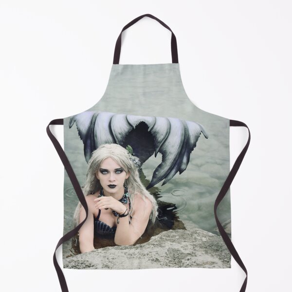 Item preview, SIREN MERMAID IN THE FOG (Goth Mermaid Photo) designed and sold by TheMagicCrafter.