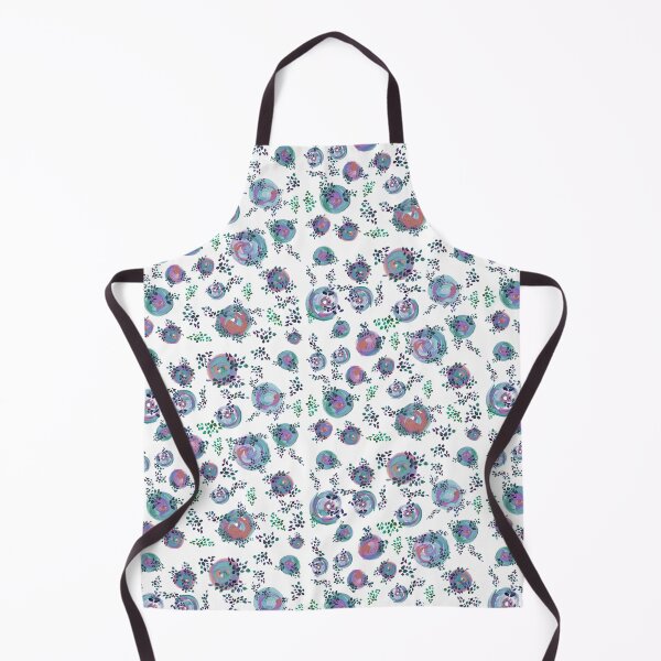 Item preview, Blue vegetation in circles designed and sold by Garua.