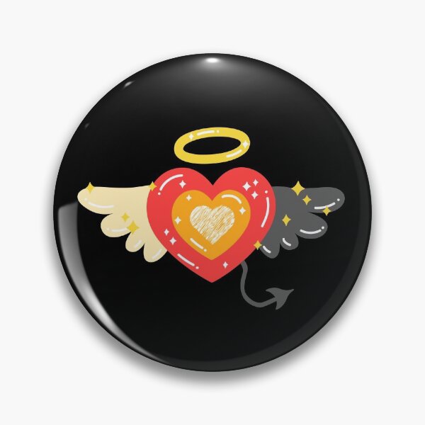 Item preview, Cute Kawaii Angel Wing and Demon Wing with Halo designed and sold by orionlodubyal.
