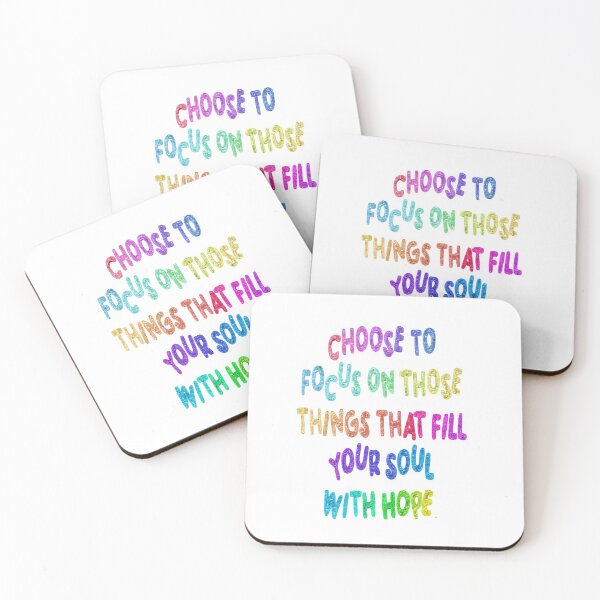Item preview, Choose to focus on those things that fill your soul with hope designed and sold by Handdrawnbyzoe.
