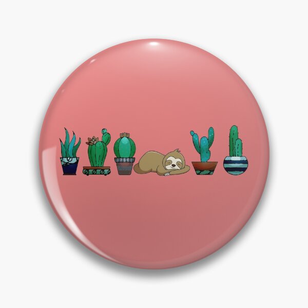 Item preview, Sloth Sleeping And Cacti designed and sold by lazarosdesign.