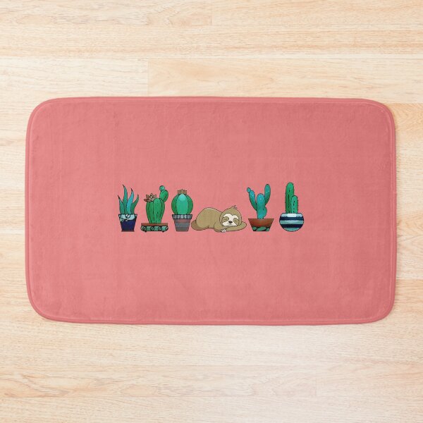 Item preview, Sloth Sleeping And Cacti designed and sold by lazarosdesign.