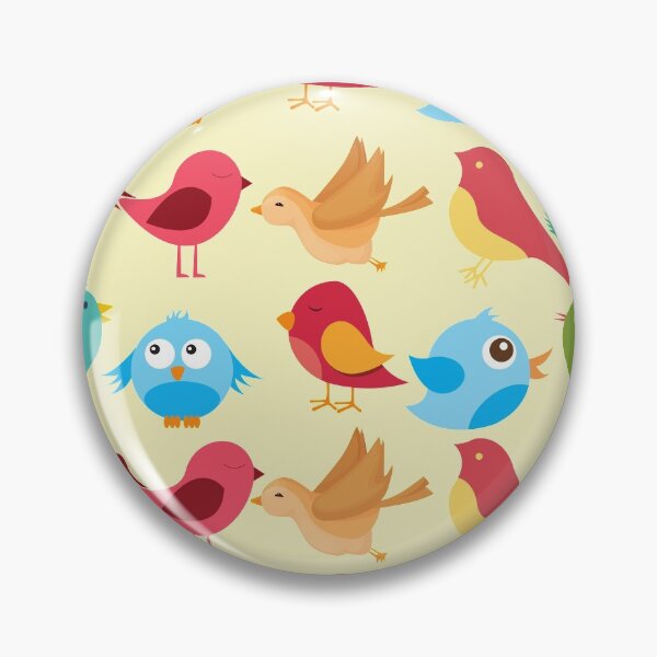 Item preview, Too Cute Colorful Birds designed and sold by BhavyaBathla.