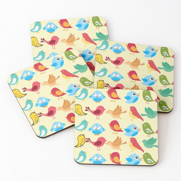 Item preview, Too Cute Colorful Birds designed and sold by BhavyaBathla.