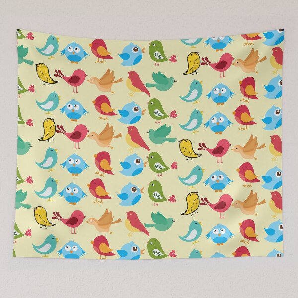 Item preview, Too Cute Colorful Birds designed and sold by BhavyaBathla.