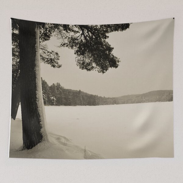 Item preview, Lac Philippe in Winter designed and sold by GrannysGarage.