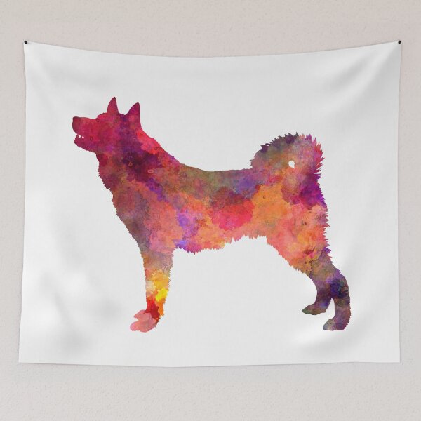 Item preview, Karelian Bear Dog in watercolor designed and sold by paulrommer.