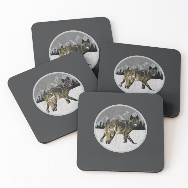 Item preview, Wolf In The Snow  designed and sold by MojaveTradePost.