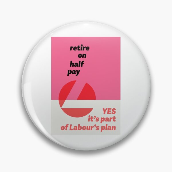 Item preview, VINTAGE LABOUR PARTY POSTER REDESIGN - retirement designed and sold by the1900creative.