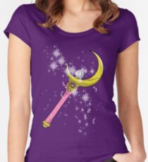 Crescent Moon Magic Women's Fitted Scoop T-Shirt