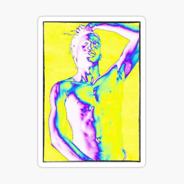 'BORN TO EXIST' Art Graphic Sticker