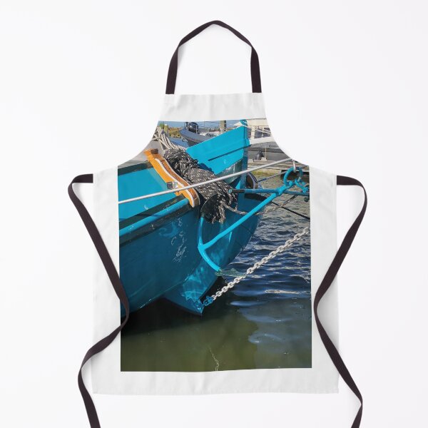 Item preview, Blue boat with anchor designed and sold by elaine-gregers.