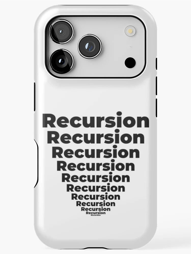 Thumbnail 1 of 4, iPhone Case, Recursion designed and sold by Mechashadow.