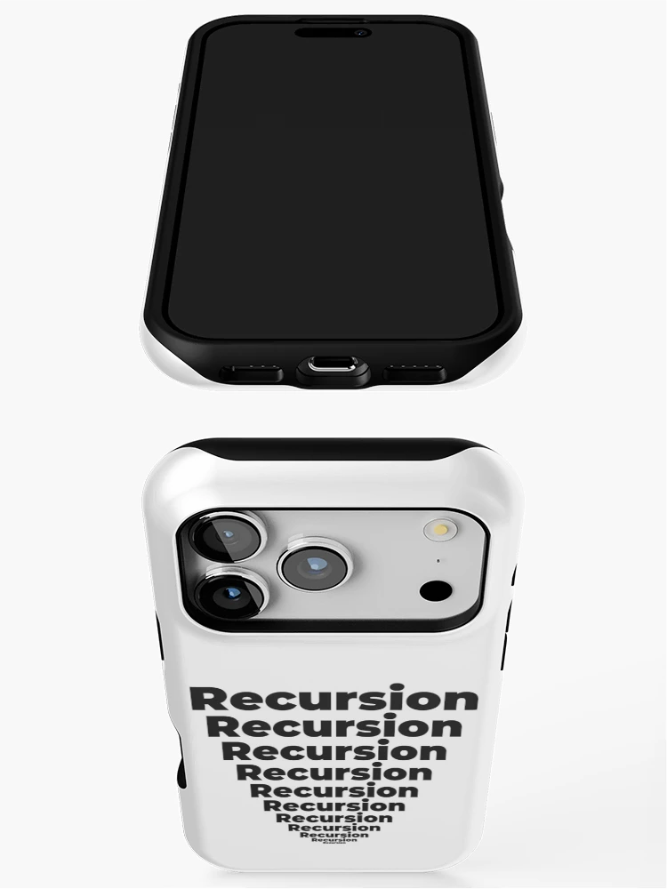 Thumbnail 3 of 4, iPhone Case, Recursion designed and sold by Mechashadow.
