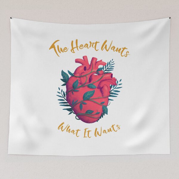 Item preview, The Heart Wants What It Wants Apparel designed and sold by KeepPlantsHappy.