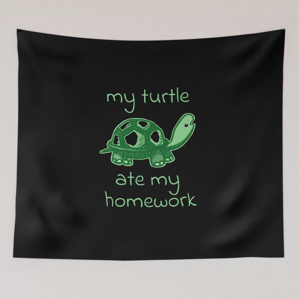 Item preview, My turtle ate my homework kids design designed and sold by With My Hands By K.