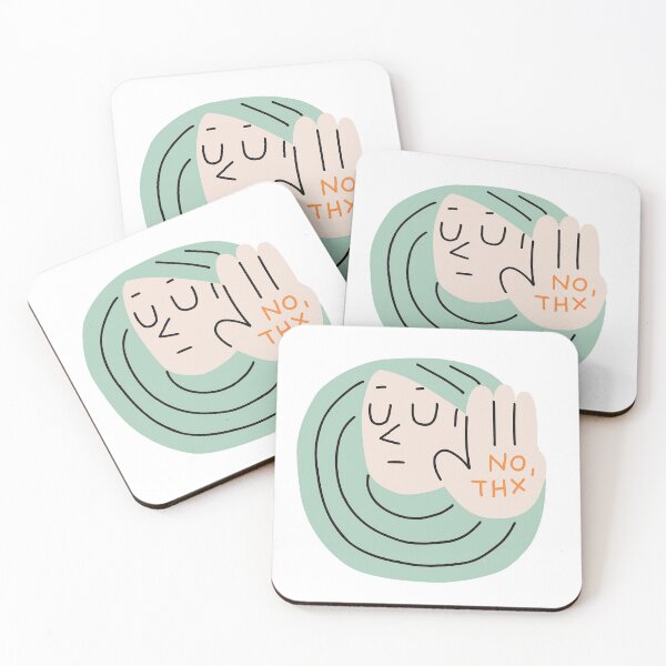 Item preview, NO thanks designed and sold by GiuliaMartin.
