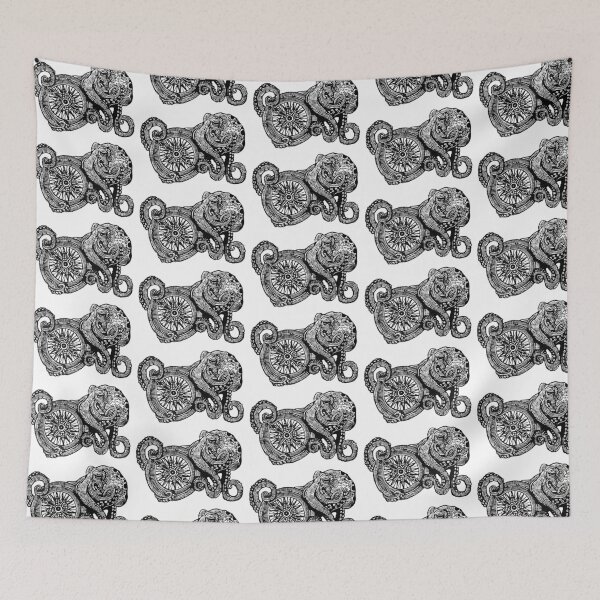 Item preview, Octopus and ship's compass designed and sold by Ieuan  Edwards.