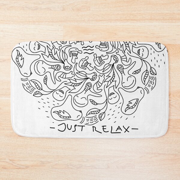 Item preview, Your Blood Need Slowing Down, Just Relax! Doodle Art designed and sold by R4CProject.