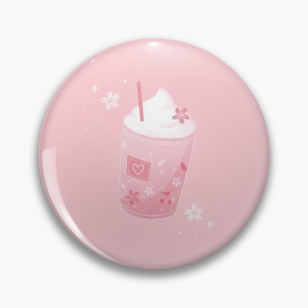Item preview, Cute Pink Sakura Frap Coffee Drink designed and sold by gojibearstudio.