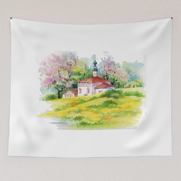 Item preview, Lovely Design of a Scenary with house and garden designed and sold by VIVEK KUMAR RAI.