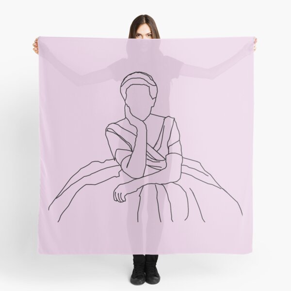 Item preview, The Princess Diaries Pensive Queen Clarisse Outline designed and sold by baranskini.