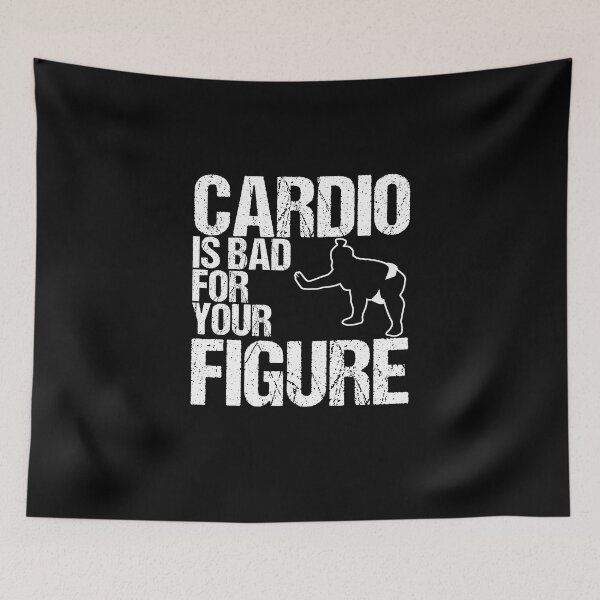 Item preview, Cardio Is Bad For Your Figure Rikishi Sumo Wrestler designed and sold by Nessshirts.