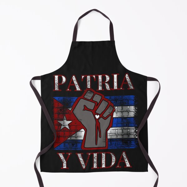 Item preview, Patria Y Vida Free Cuba Distressed Cuban Protest Flag designed and sold by MyFavorTee.