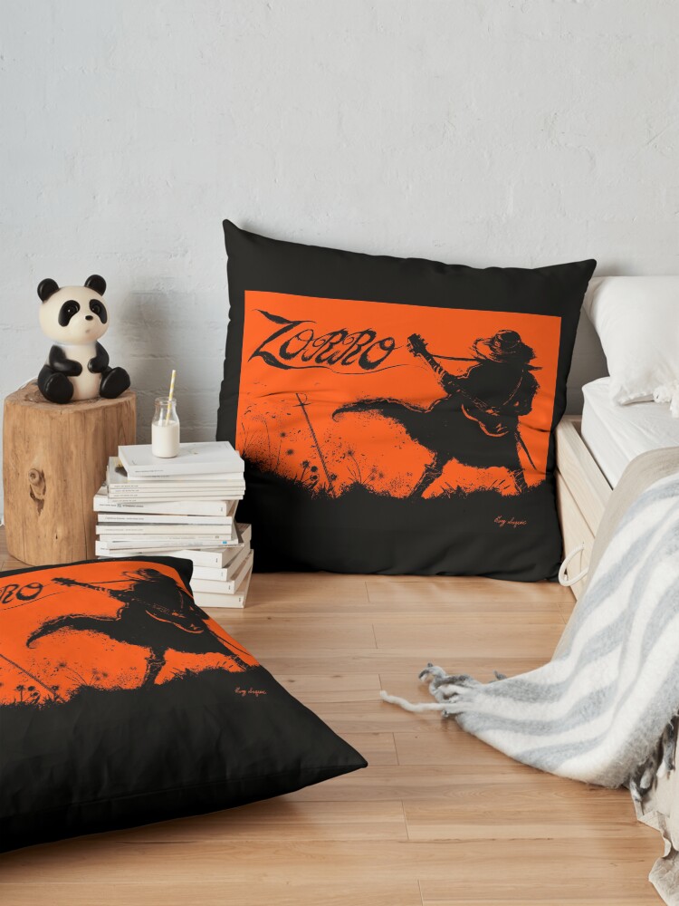 Alternate view of Zorro Guitarra Floor Pillow