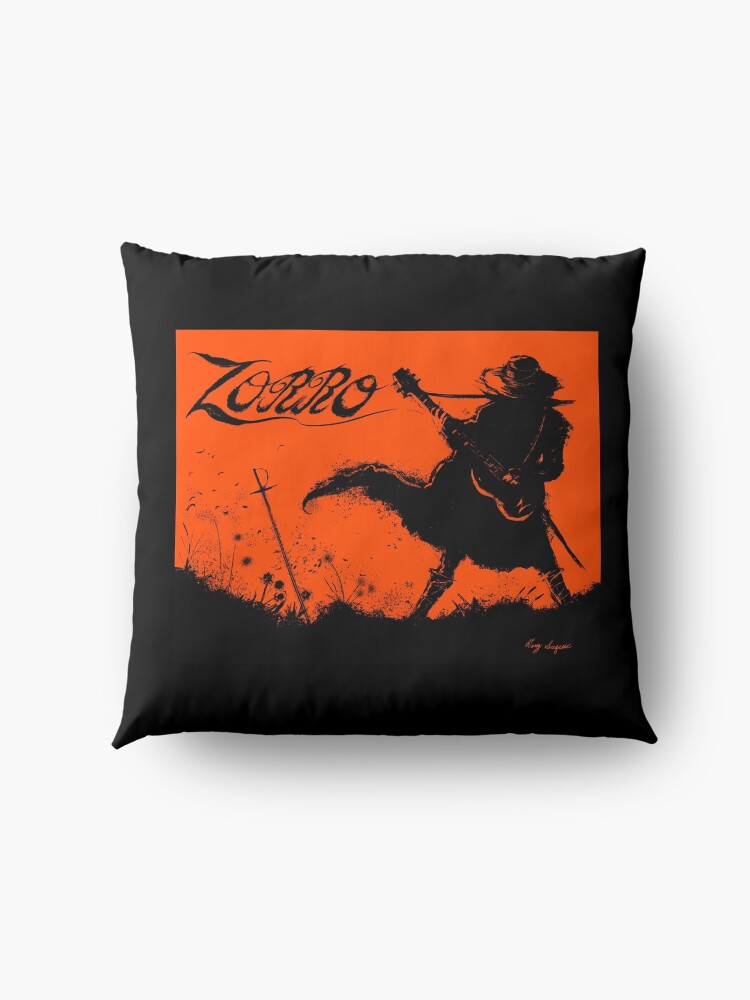 Alternate view of Zorro Guitarra Floor Pillow