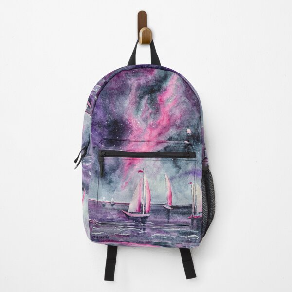 Item preview, Galaxy and sailboats seascape designed and sold by DaryaGeft.