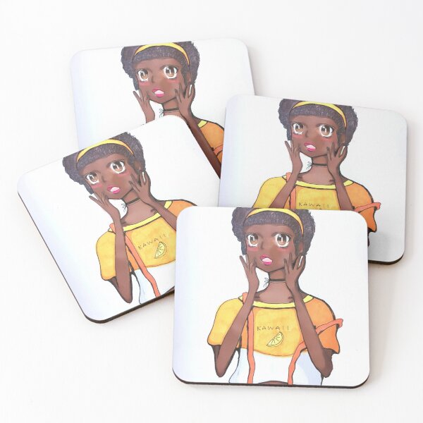 Item preview, Kawaii Girls Collection - Darling Orange designed and sold by KawaiiForAll.