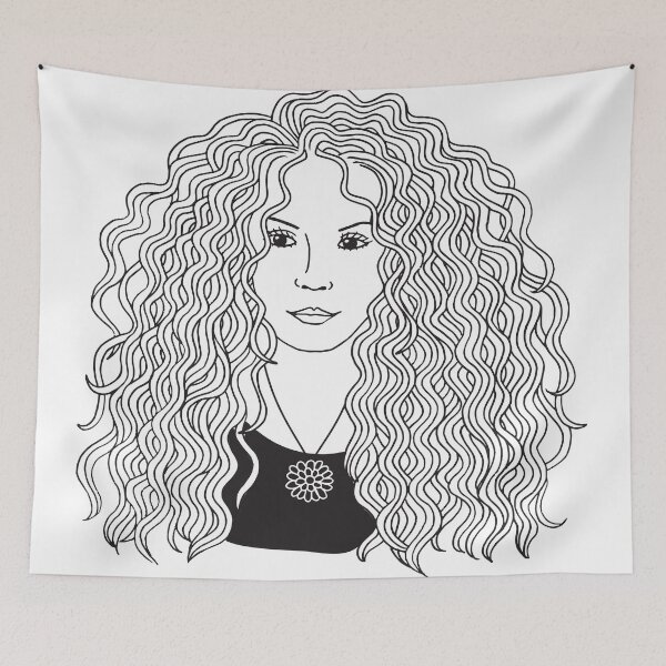 Item preview, Women With Curly Hair designed and sold by Jane Nichole.