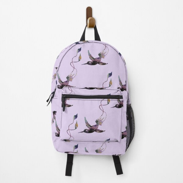 Item preview, Galaxy bubbles of purple energy abstract hummingbird designed and sold by TitaCris.