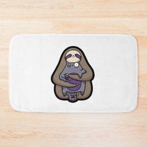 Item preview, Sloth Hugging Cat (Spooky Ver.) designed and sold by DaDoodledrawing.