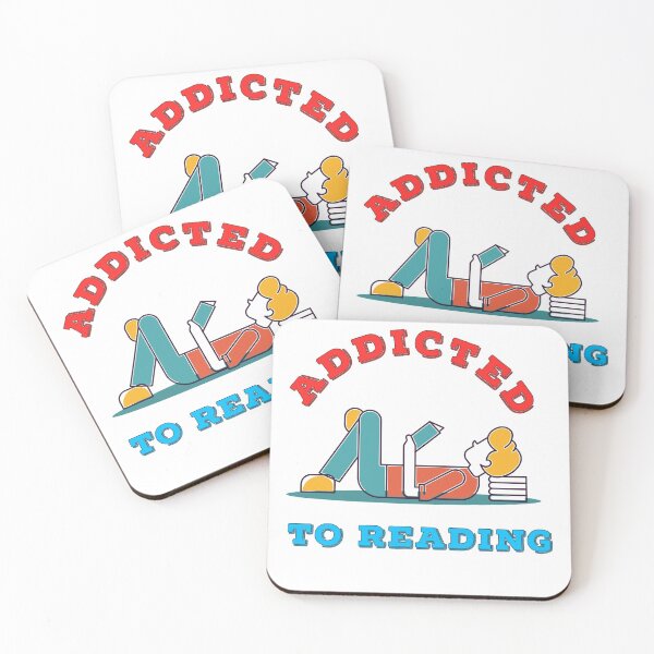 Item preview, Addicted to reading books, Humorous and funny quote  designed and sold by enigma3a.