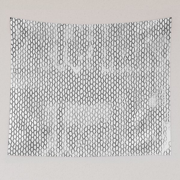 Item preview, "Modern and Sleek Grey Net"  designed and sold by bohokitty.