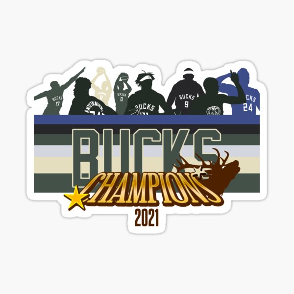 BUCKS CHAMPIONS 2021 Sticker