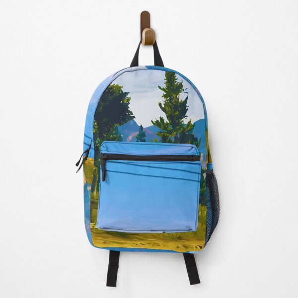 Item preview, Forest Cabin and Mountains designed and sold by Camdeboo.