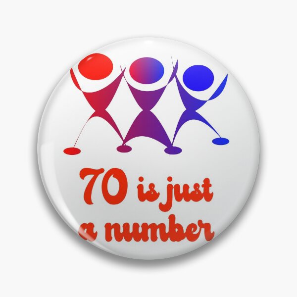 Item preview, Seventy is just a Number Red Graphic designed and sold by EdwardMonet.