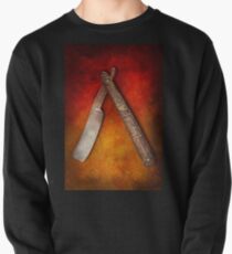 Barber - Shaving - Keep a stiff upper lip Pullover