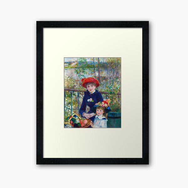 Artikel-Vorschau von Auguste Renoir - "Zwei Schwestern (auf der Terrasse)", designt und verkauft von Alexandra Dahl.
