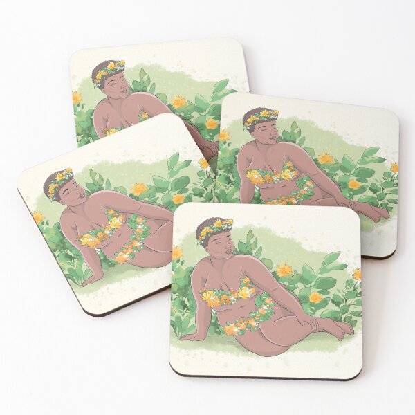 Item preview, Beautiful plus sized Woman with yellow flowers by BopoWatercolour  designed and sold by BopoWatercolour.