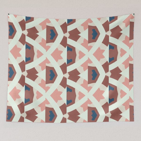 Item preview, Abstract in terracotta and pink designed and sold by AfterPatterns.